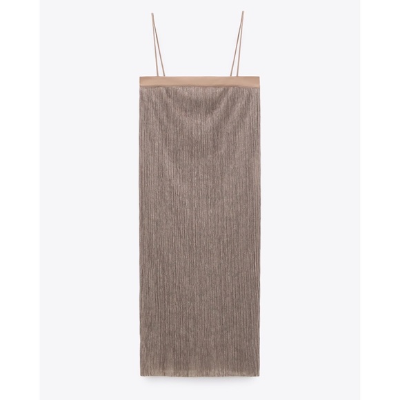 Zara Tops - Zara Pleated Side Slit Tunic